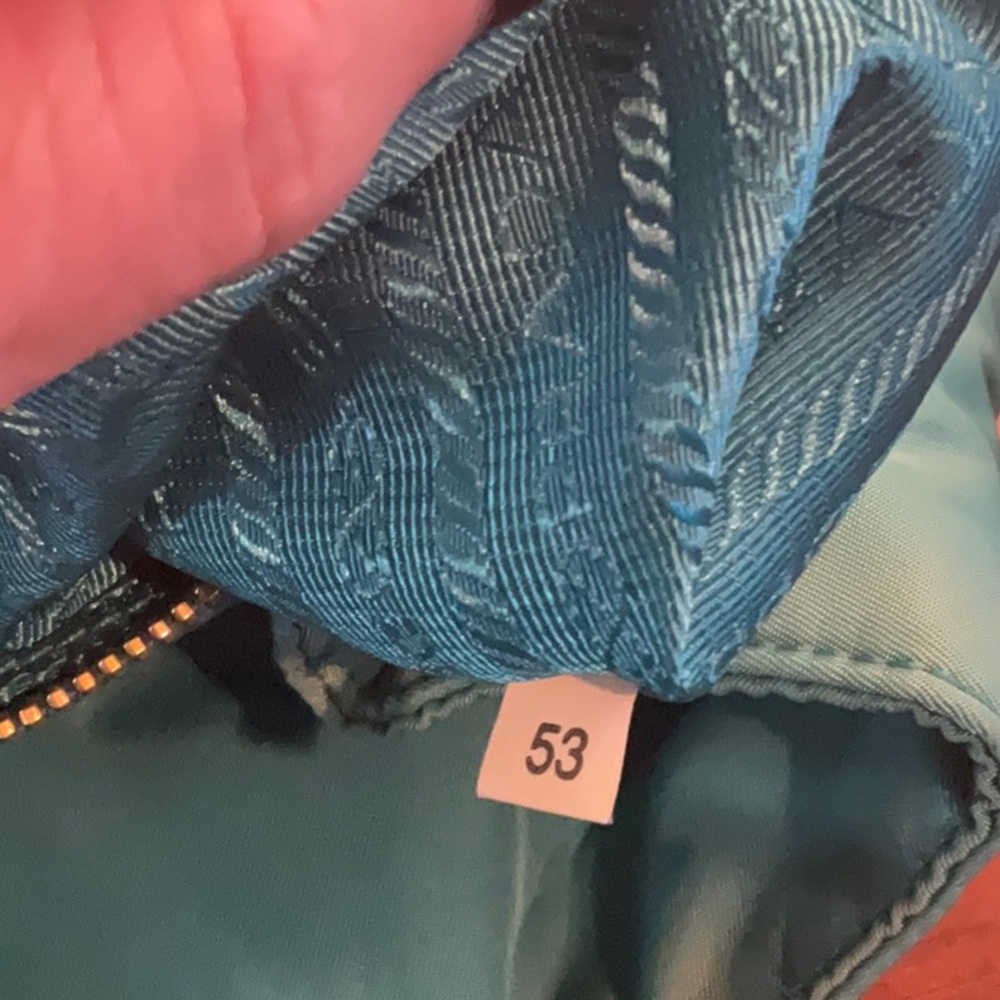 PRADA Quilted Crossbody/Handbag in Turquoise - Picture 15 of 15